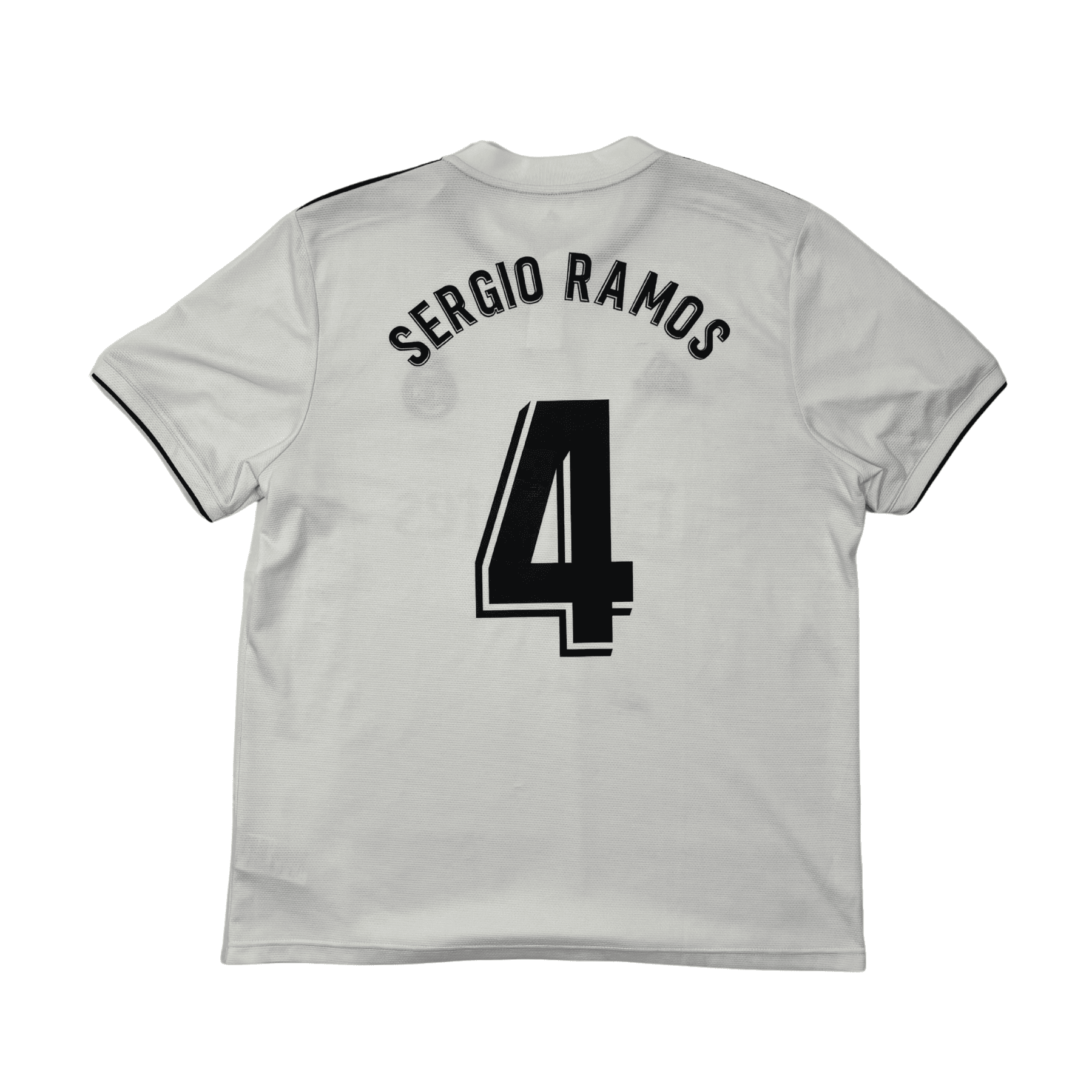 Vintage 2018/19 Real Madrid Home Shirt - RAMOS #4 (XL) – Vintage