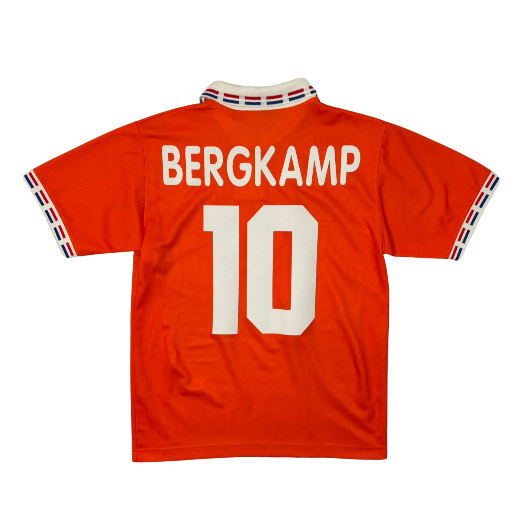 Vintage 1996/97 Home Holland Shirt - BERGKAMP #10 (S) – Vintage