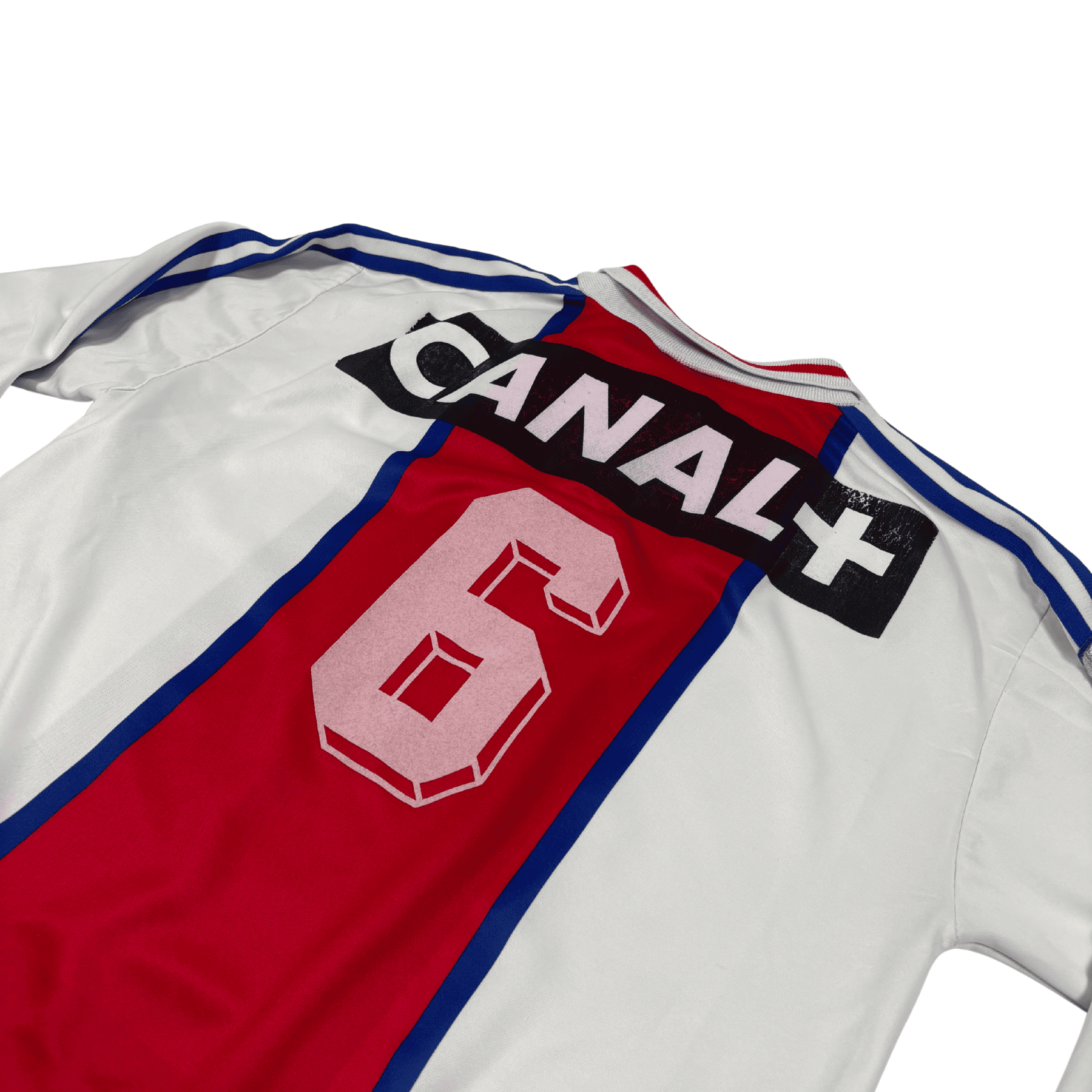1995/96 - PSG Paris Saint Germain - Extérieur - "Porté" DJORKAEFF #6 (L)