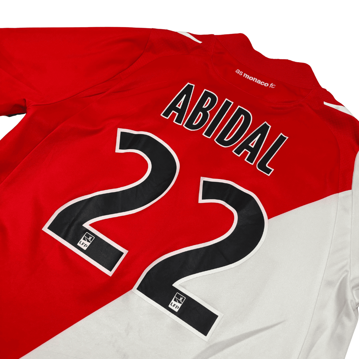 2013/14 - AS Monaco - Domicile - "Porté/Préparé/Signé" ABIDAL #22 (L)