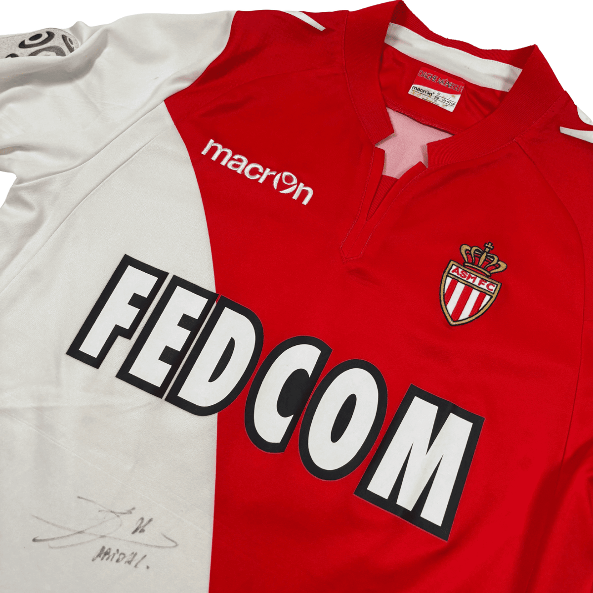 2013/14 - AS Monaco - Domicile - "Porté/Préparé/Signé" ABIDAL #22 (L)