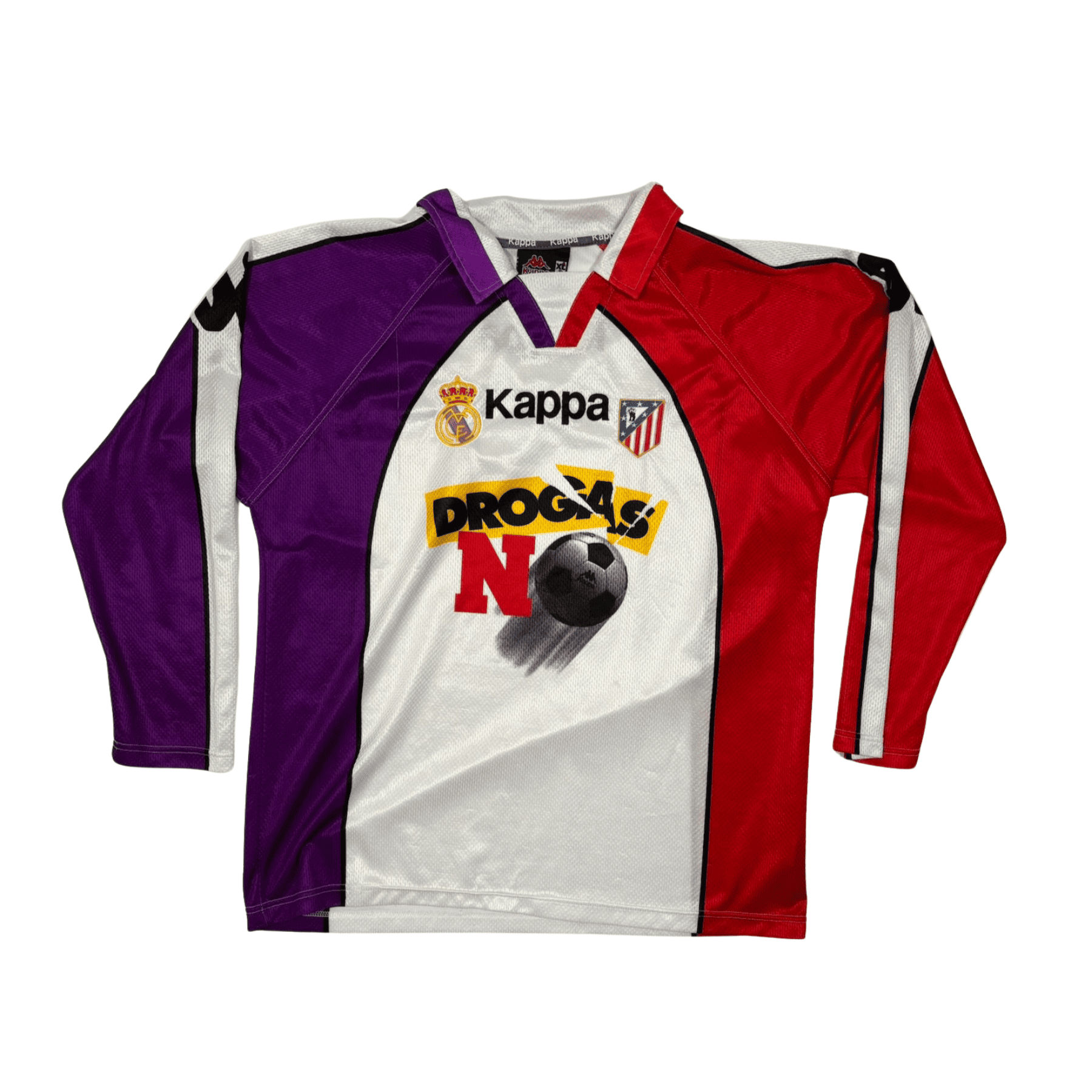 1997/98 - Atlético Madrid x Réal Madrid - No Drogas (XL)