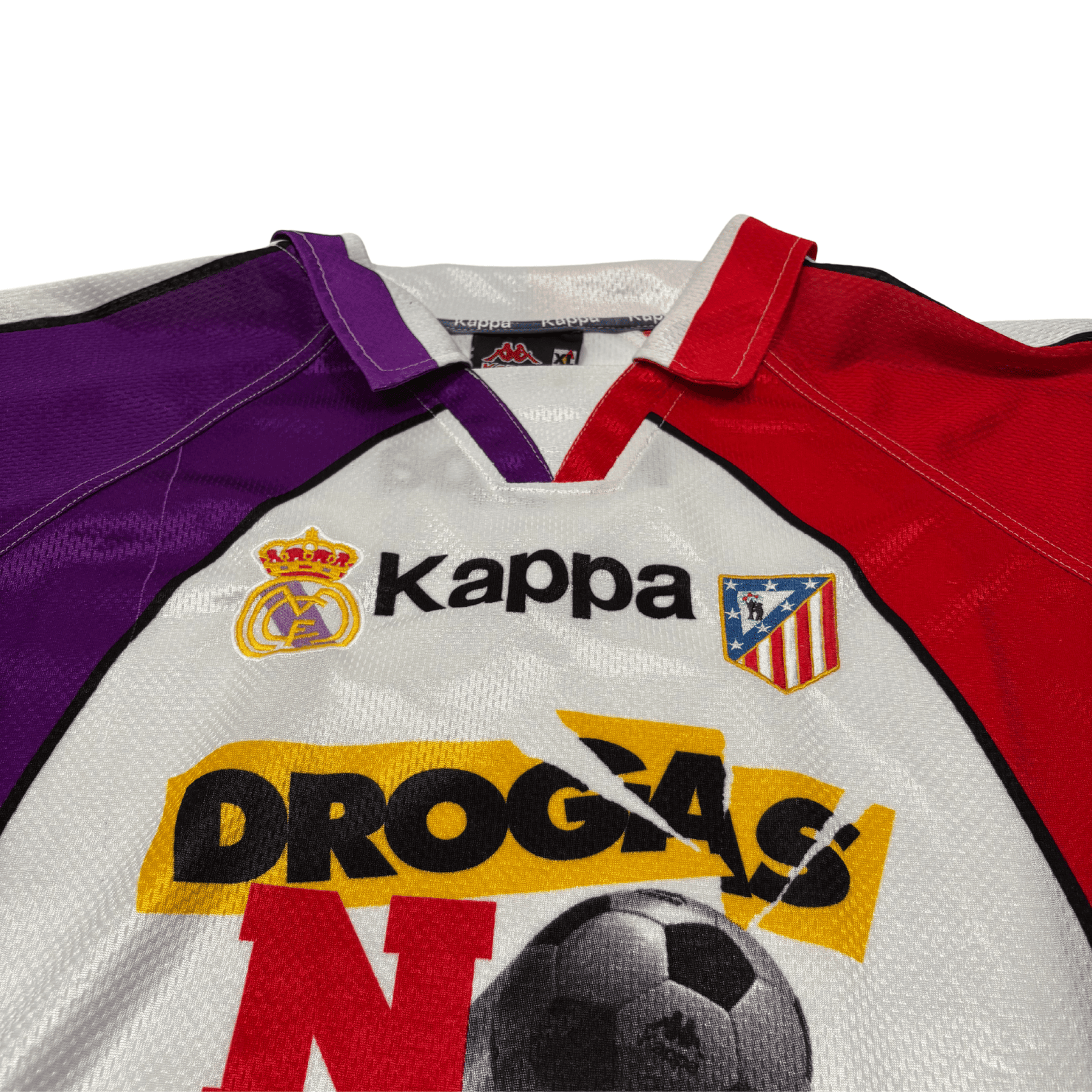 1997/98 - Atlético Madrid x Réal Madrid - No Drogas (XL)