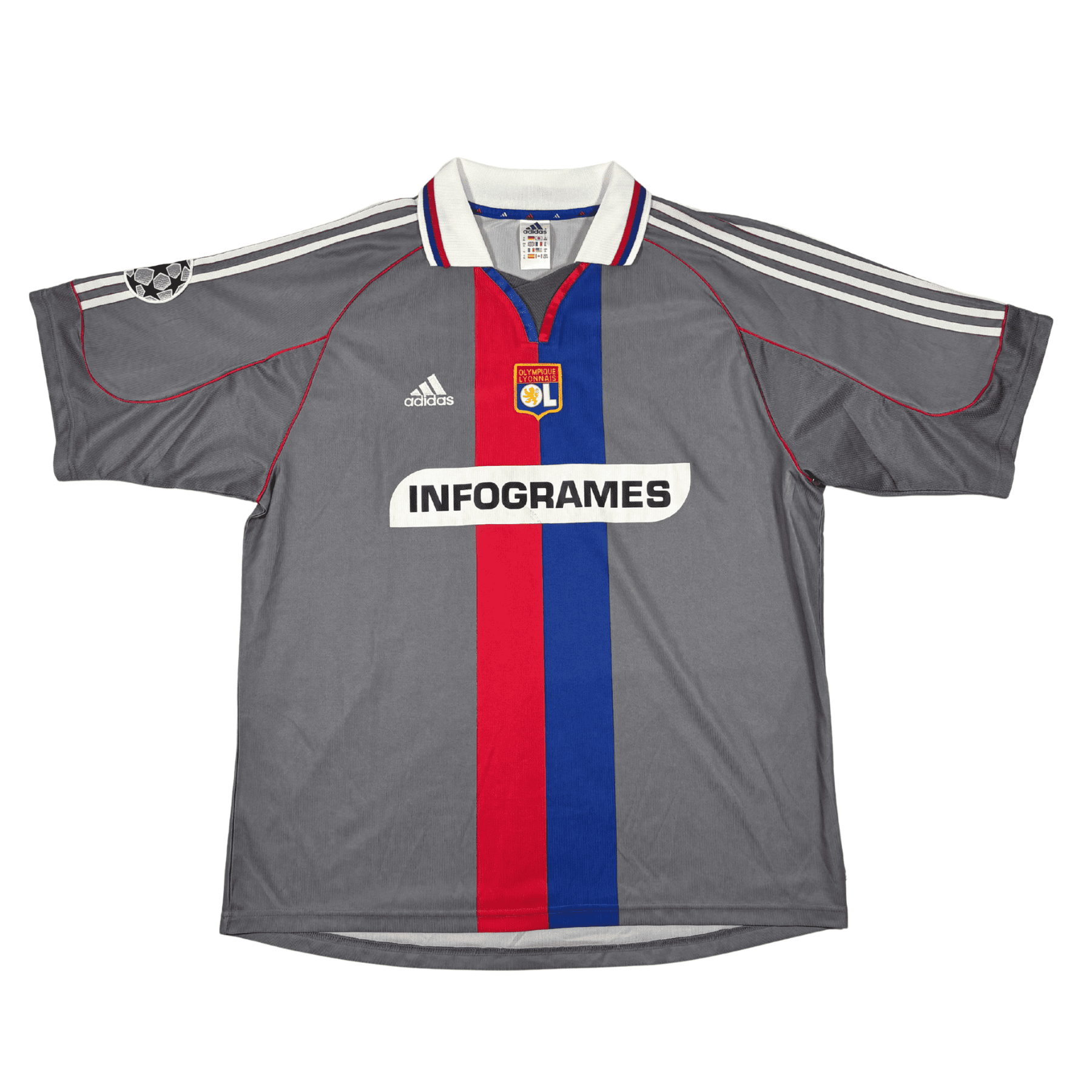 2001/02 - Olympique Lyonnais - Extérieur - "Préparé" LAVILLE #4 (XL)
