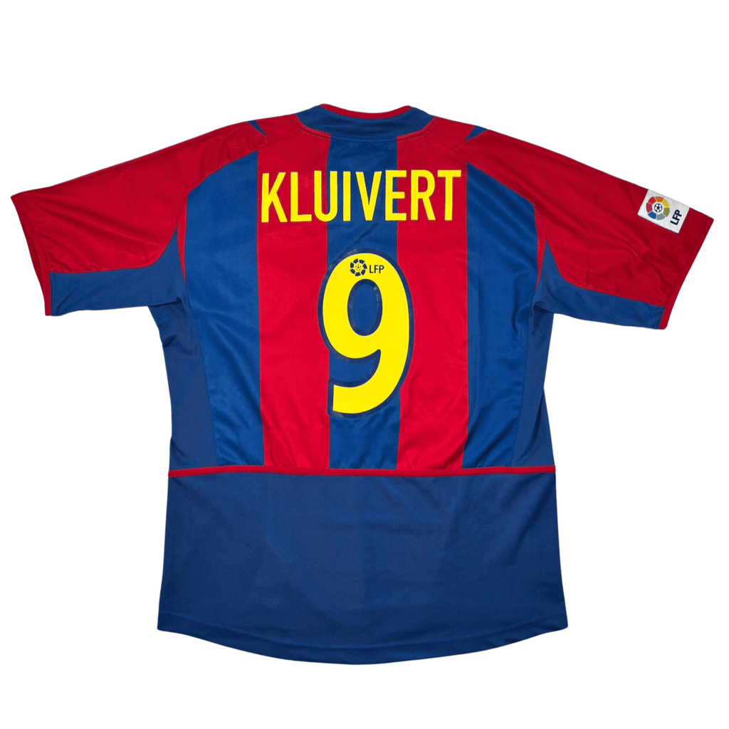 2002/03 - FC Barcelone - Domicile - KLUIVERT 9 (L)