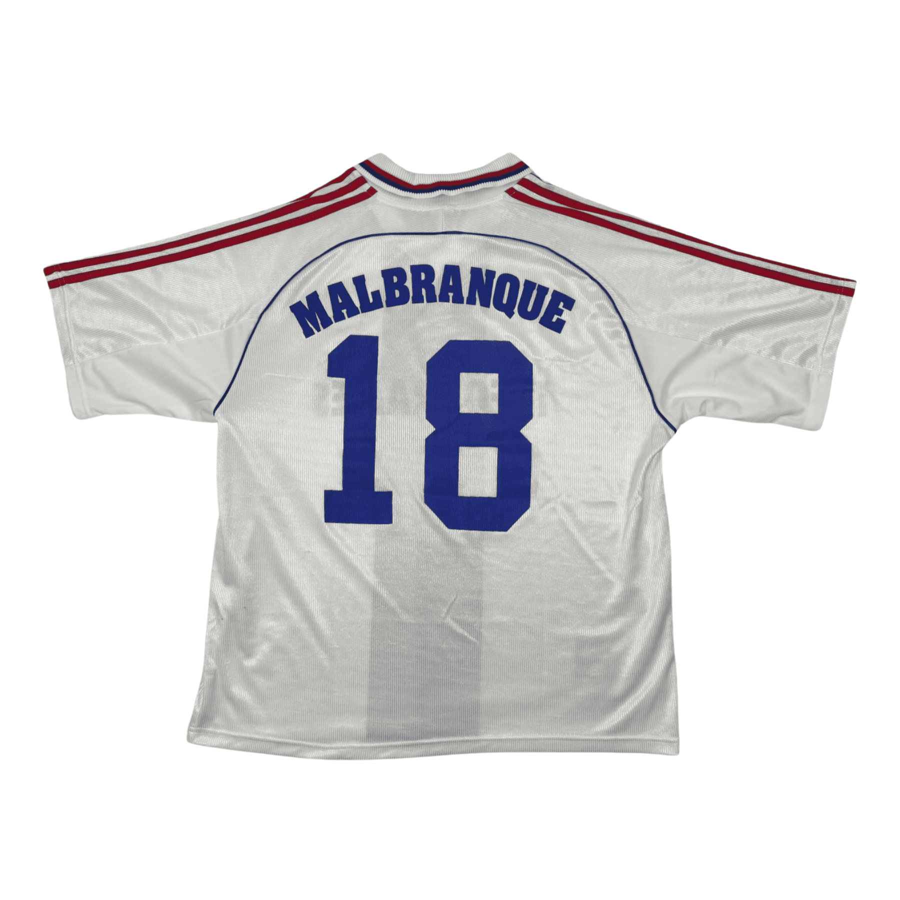 1998/00 - Olympique Lyonnais - Domicile - "Préparé" MALBRANQUE #18 (XL)