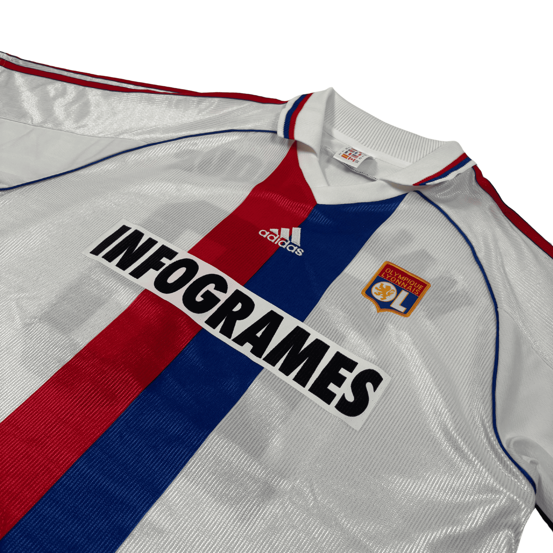 1998/00 - Olympique Lyonnais - Domicile - "Préparé" MALBRANQUE #18 (XL)