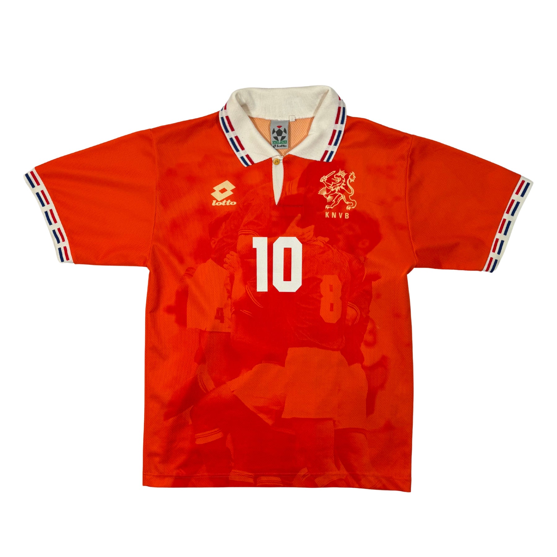 Vintage 1996/97 Home Holland Shirt - BERGKAMP #10 (S) – Vintage