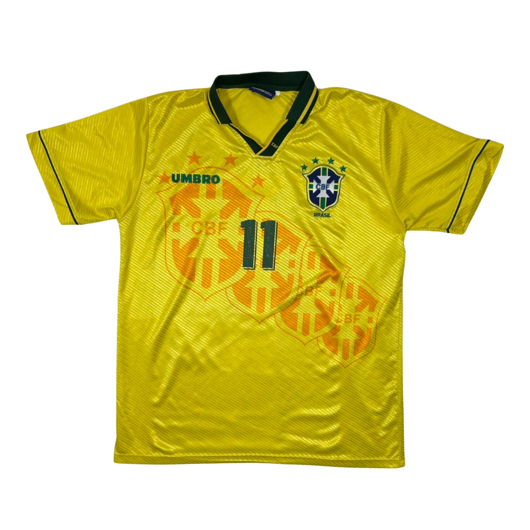 Vintage 1994/95 Brazil Home Shirt - ROMARIO #11 (XL) – Vintage