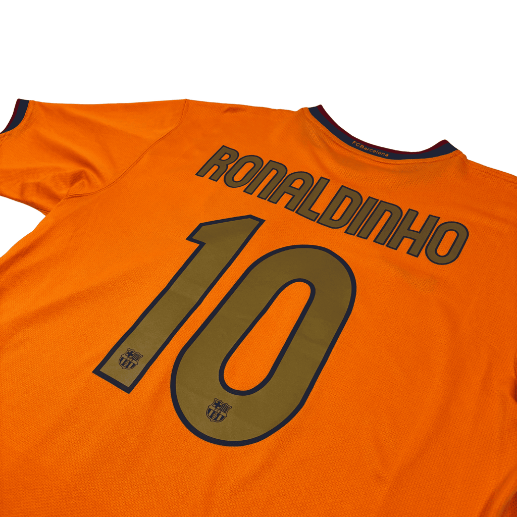 2006/07 - FC Barcelone - Extérieur - RONALDINHO #10 (XL)