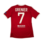 2013/14 - Olympique Lyonnais - Extérieur - "Porté" GRENIER #7 (L)