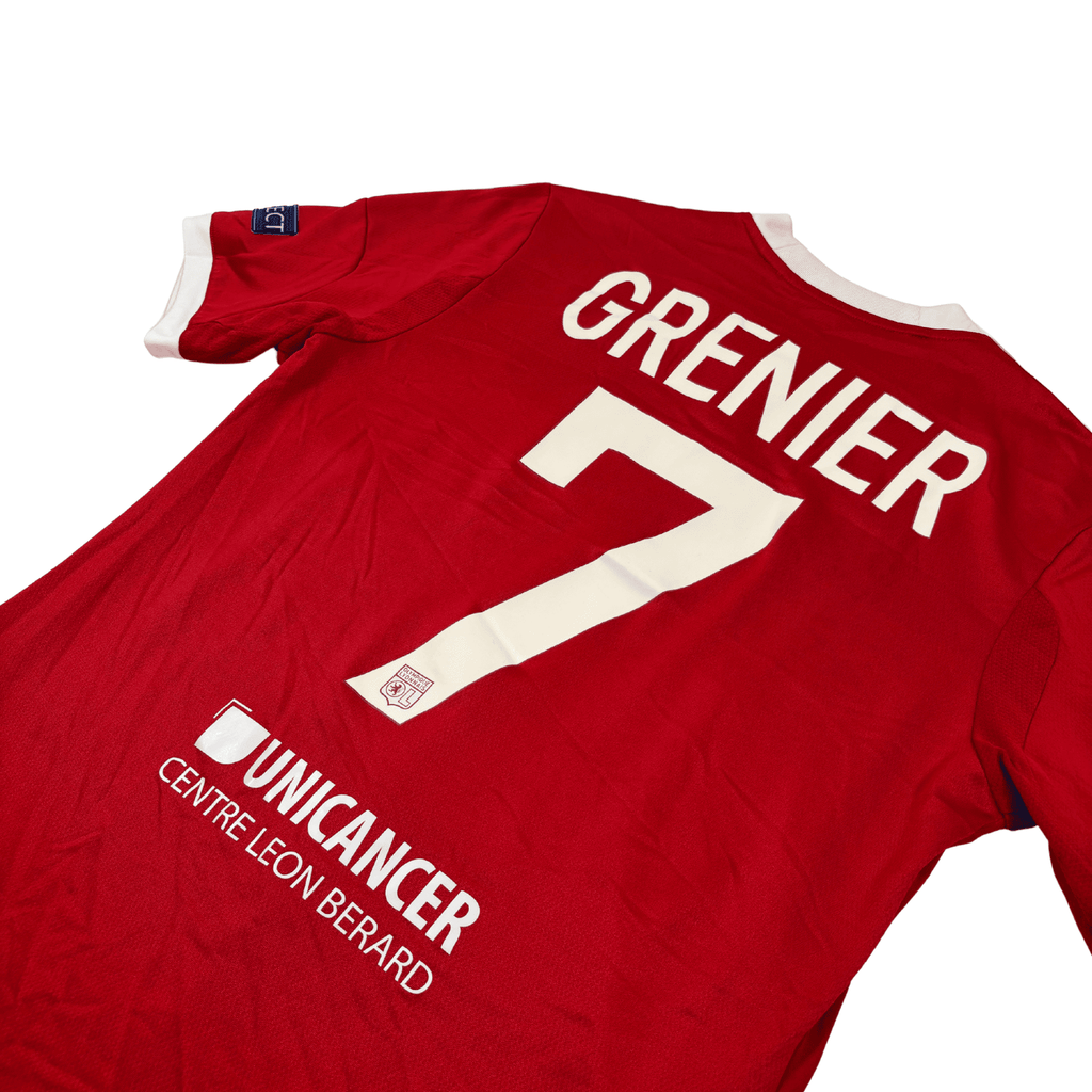 2013/14 - Olympique Lyonnais - Extérieur - "Porté" GRENIER #7 (L)