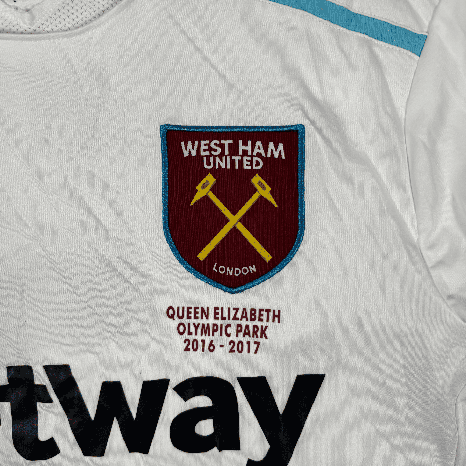 2016/17 - West Ham - Extérieur - "Préparé" FEGHOULI #7 (L)