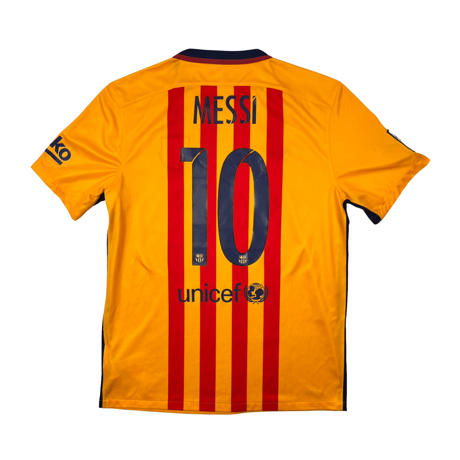 2015/16 - FC Barcelone - Extérieur - MESSI #10 (L)