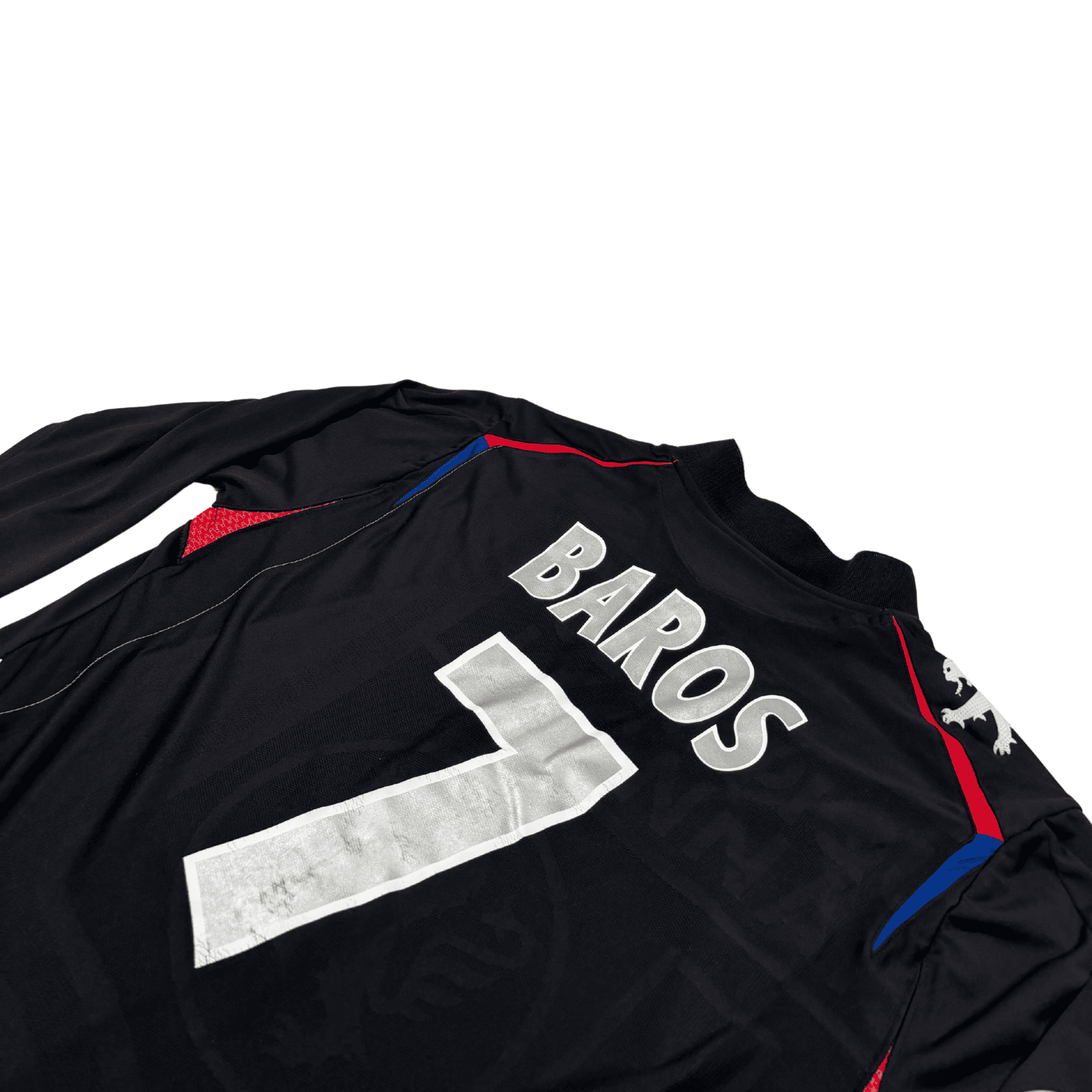 2006/07 - Olympique Lyonnais - Third - "Préparé" BARROS #7 (XL)