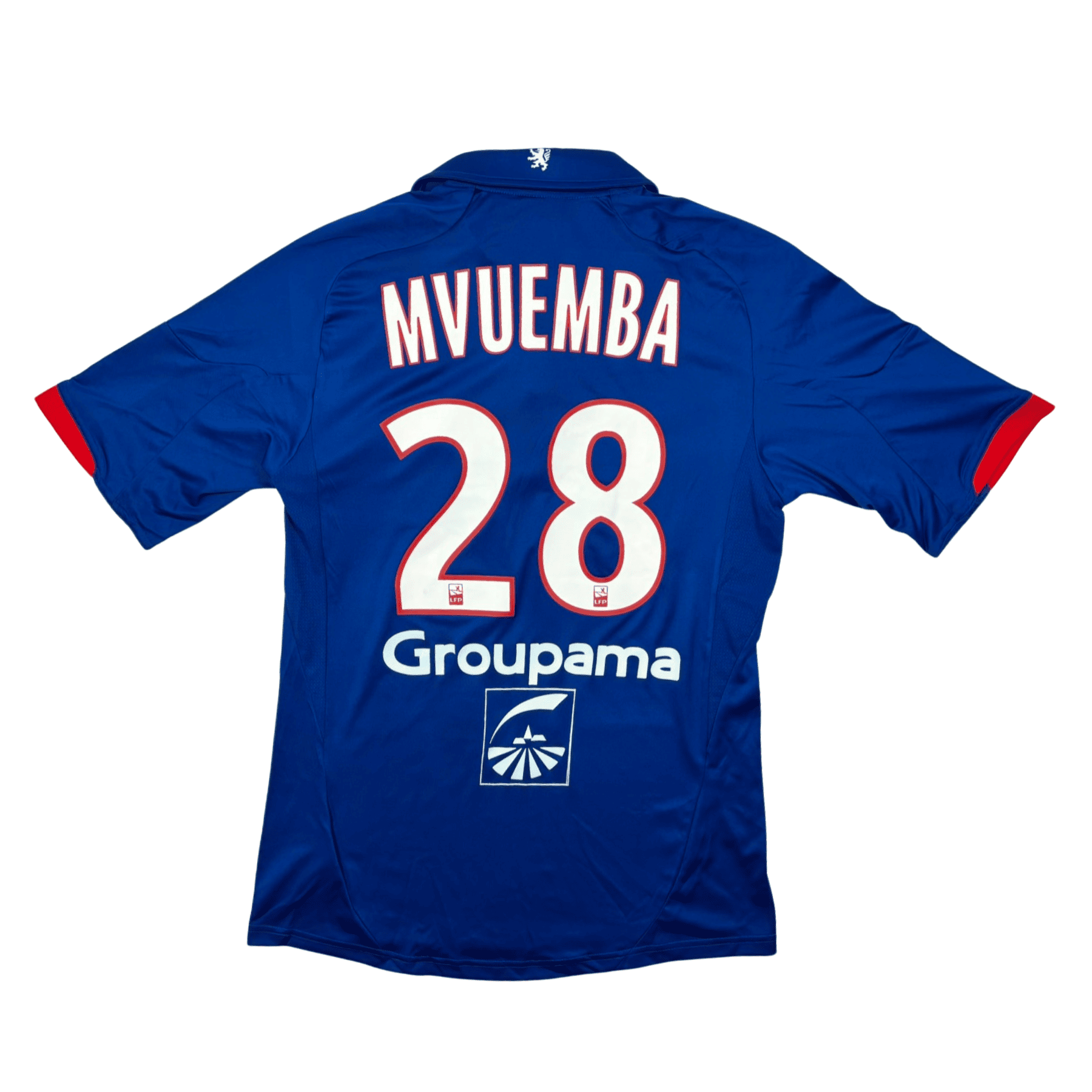 2012/13 - Olympique Lyonnais - Extérieur - "Préparé" MVUEMBA #28 (M)