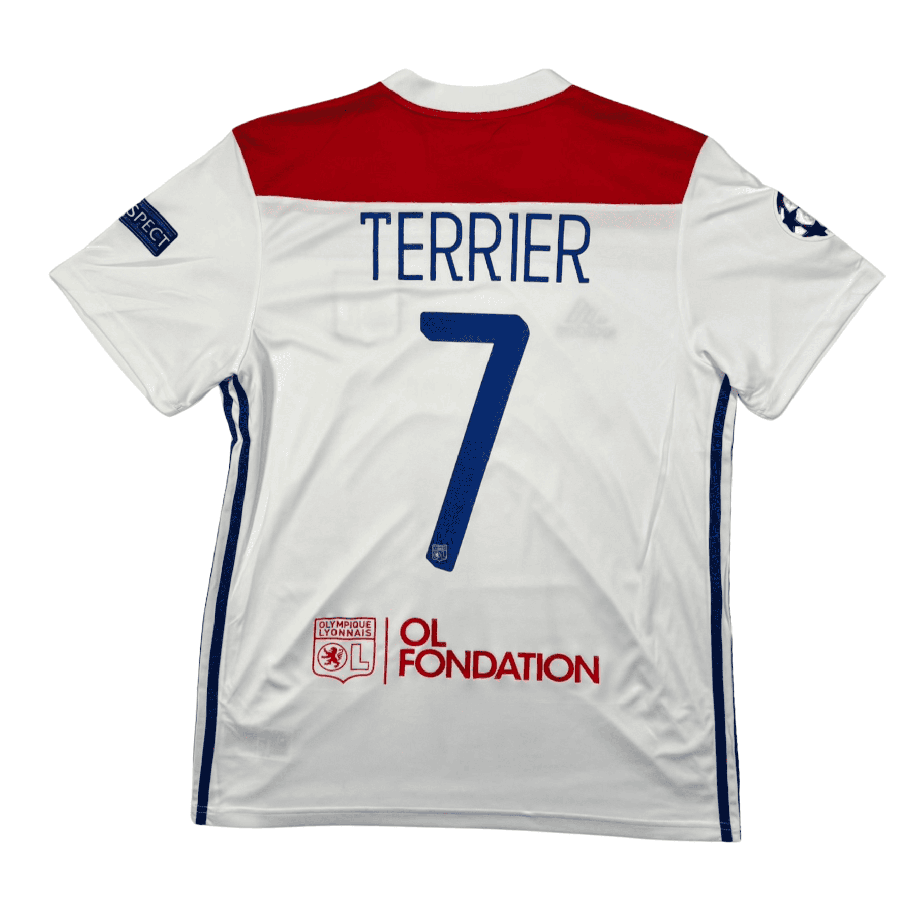 2018/19 - Olympique Lyonnais - Domicile - "Porté/Préparé" TERRIER #7 (M)