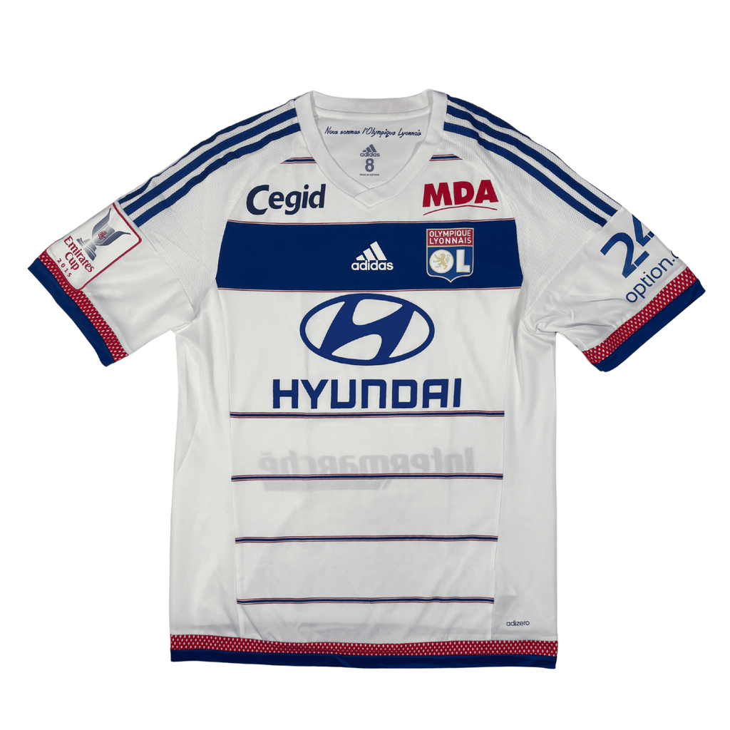 2015/16 - Olympique Lyonnais - Domicile - "Porté/Préparé" MALBRANQUE #17 (L)