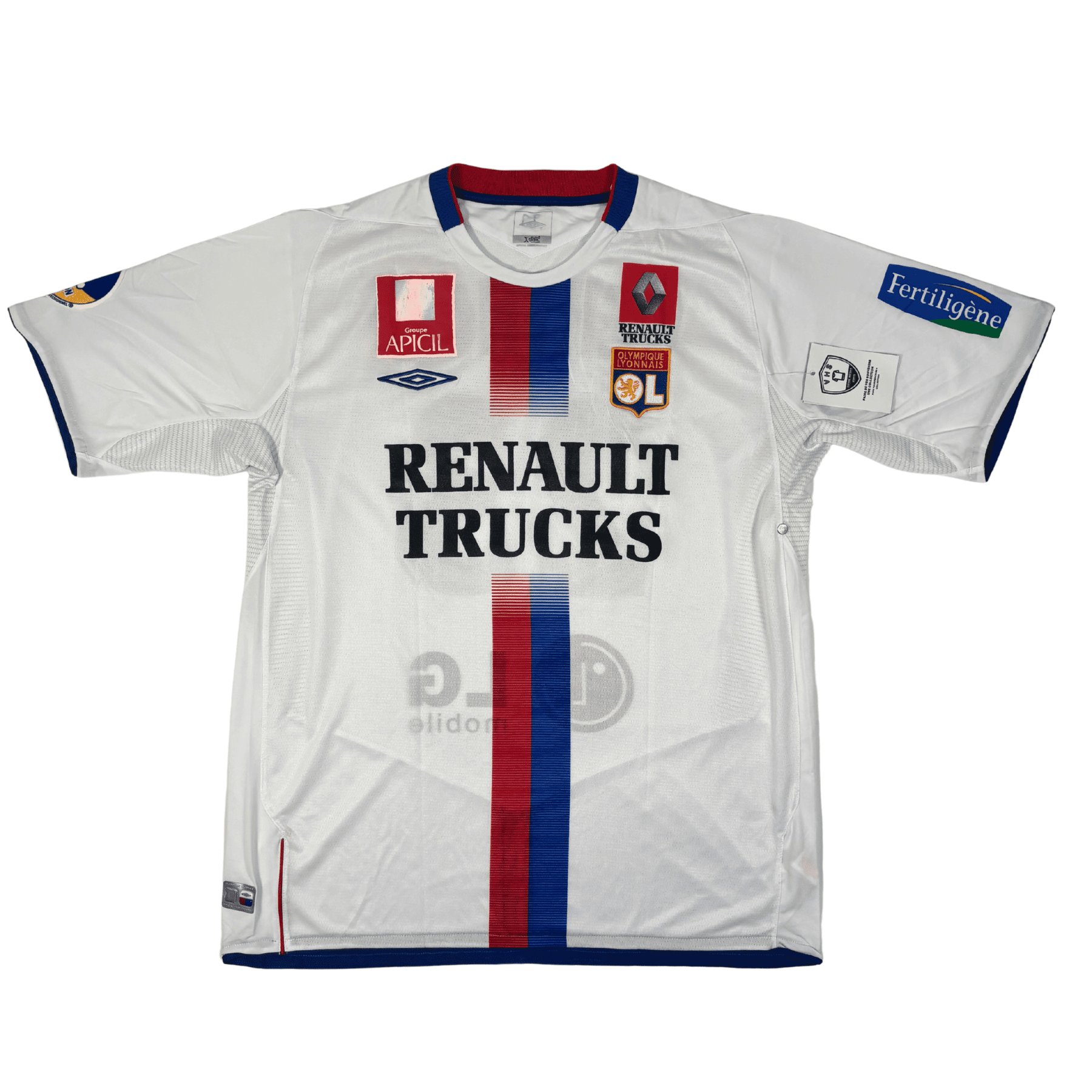 2005/06 - Olympique Lyonnais - Domicile - "Porté/Préparé" BERTHOD #23 (XL)