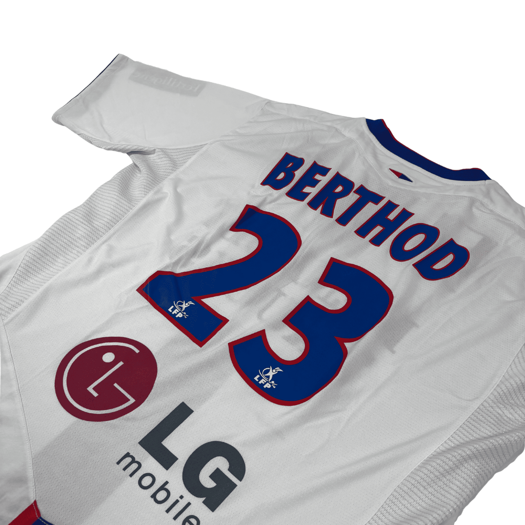 2005/06 - Olympique Lyonnais - Domicile - "Porté/Préparé" BERTHOD #23 (XL)