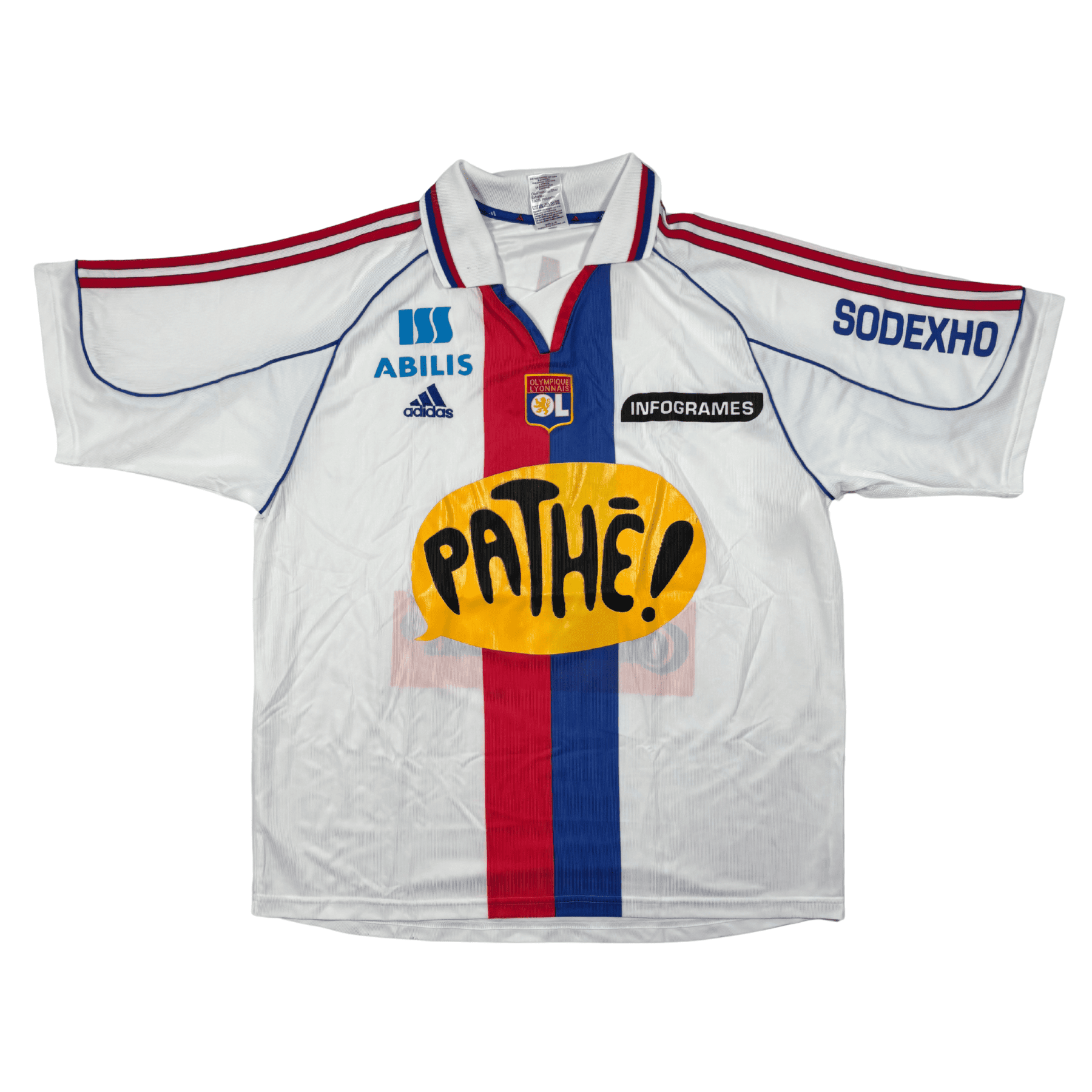 2000/01 - Olympique Lyonnais - Domicile - "Porté/Préparé" BAK #5 (XL)