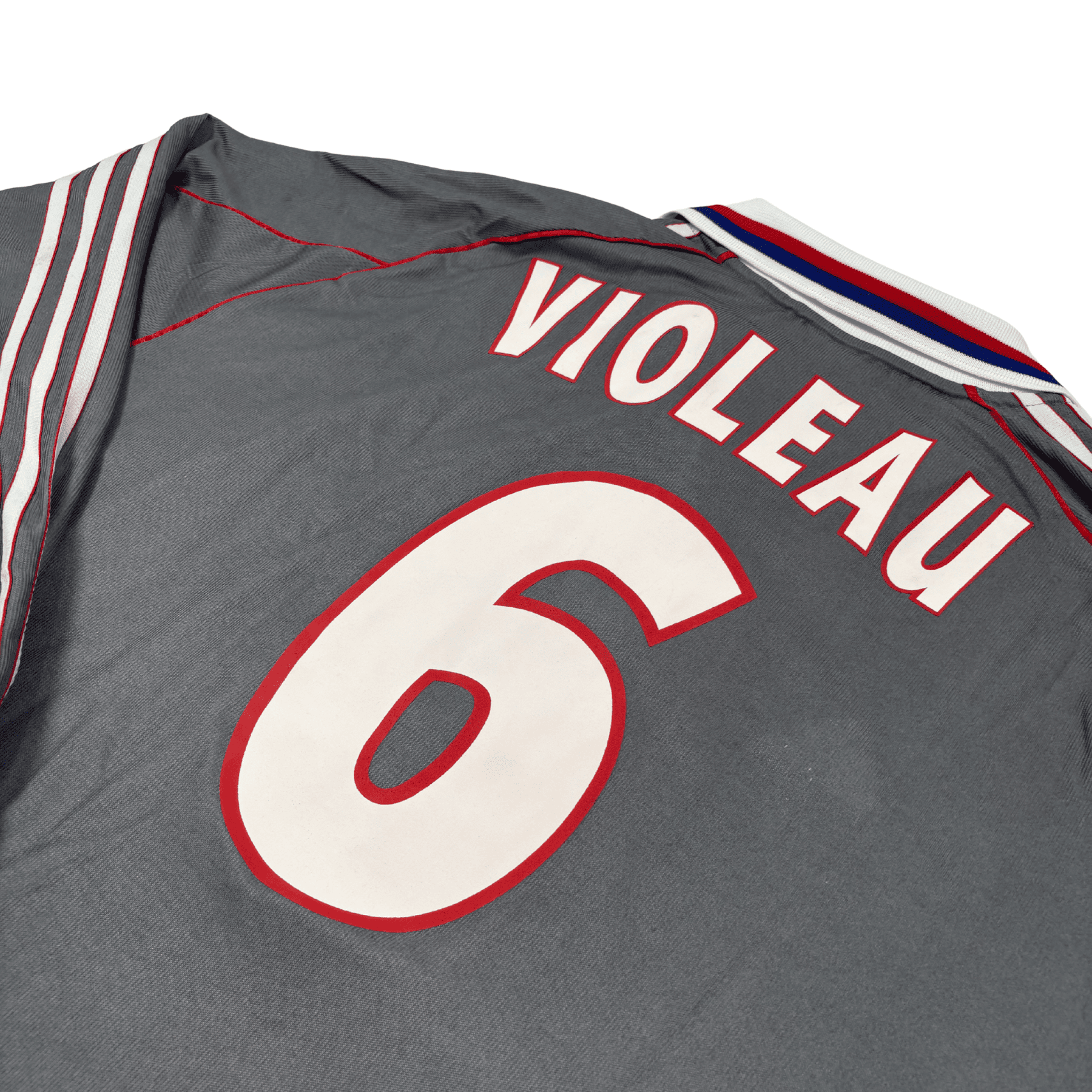 2001/02 - Olympique Lyonnais - Third - "Porté/Préparé/Signé" VIOLEAU #6 (XL)