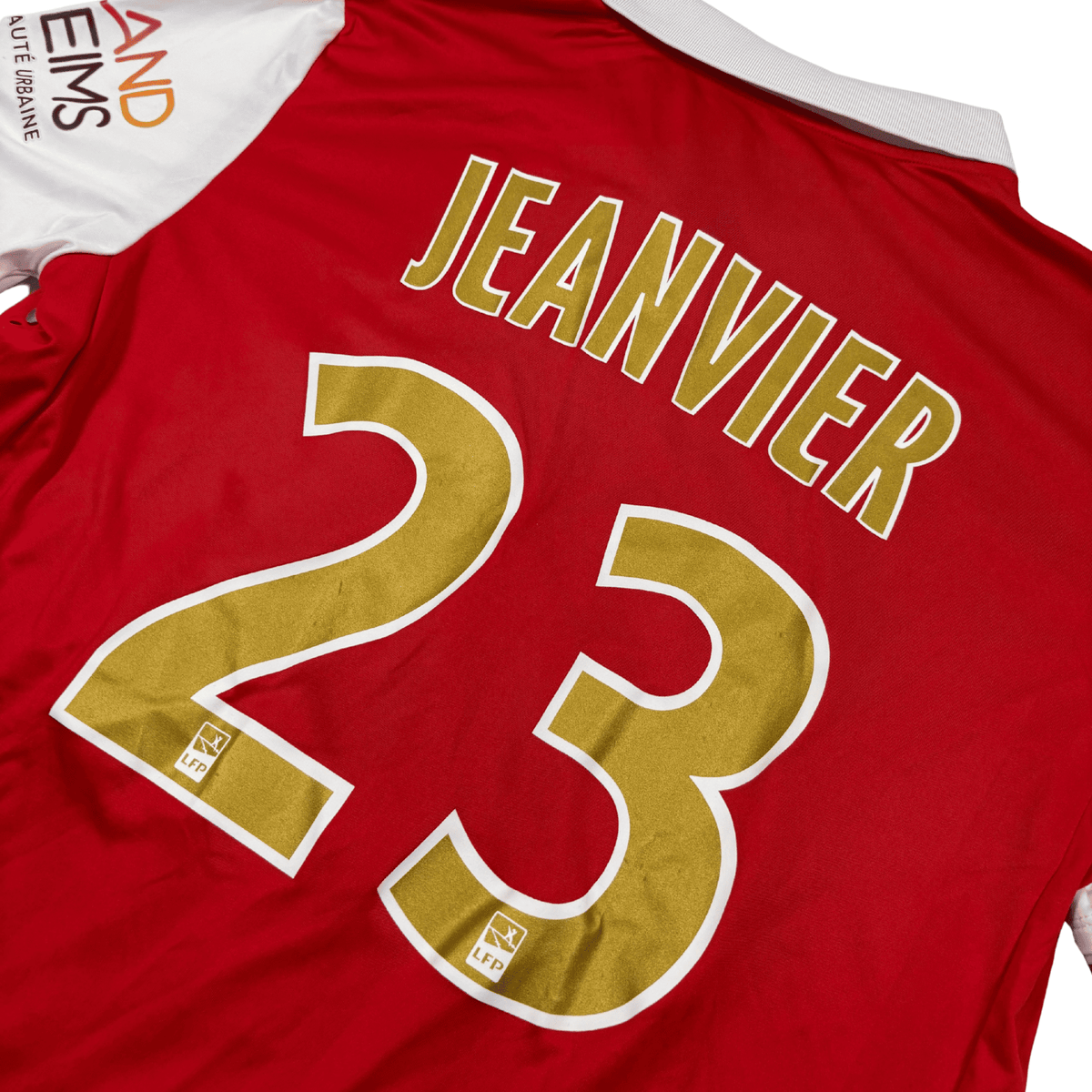 2017/18 - Stade de Reims - Domicile - "Porté/Préparé" JEANVIER #23 (L)