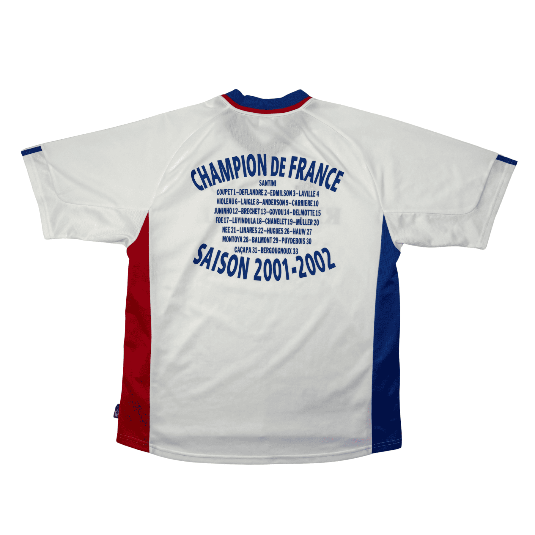 2001/02 - Olympique Lyonnais - Domicile - CHAMPION DE FRANCE (XL)