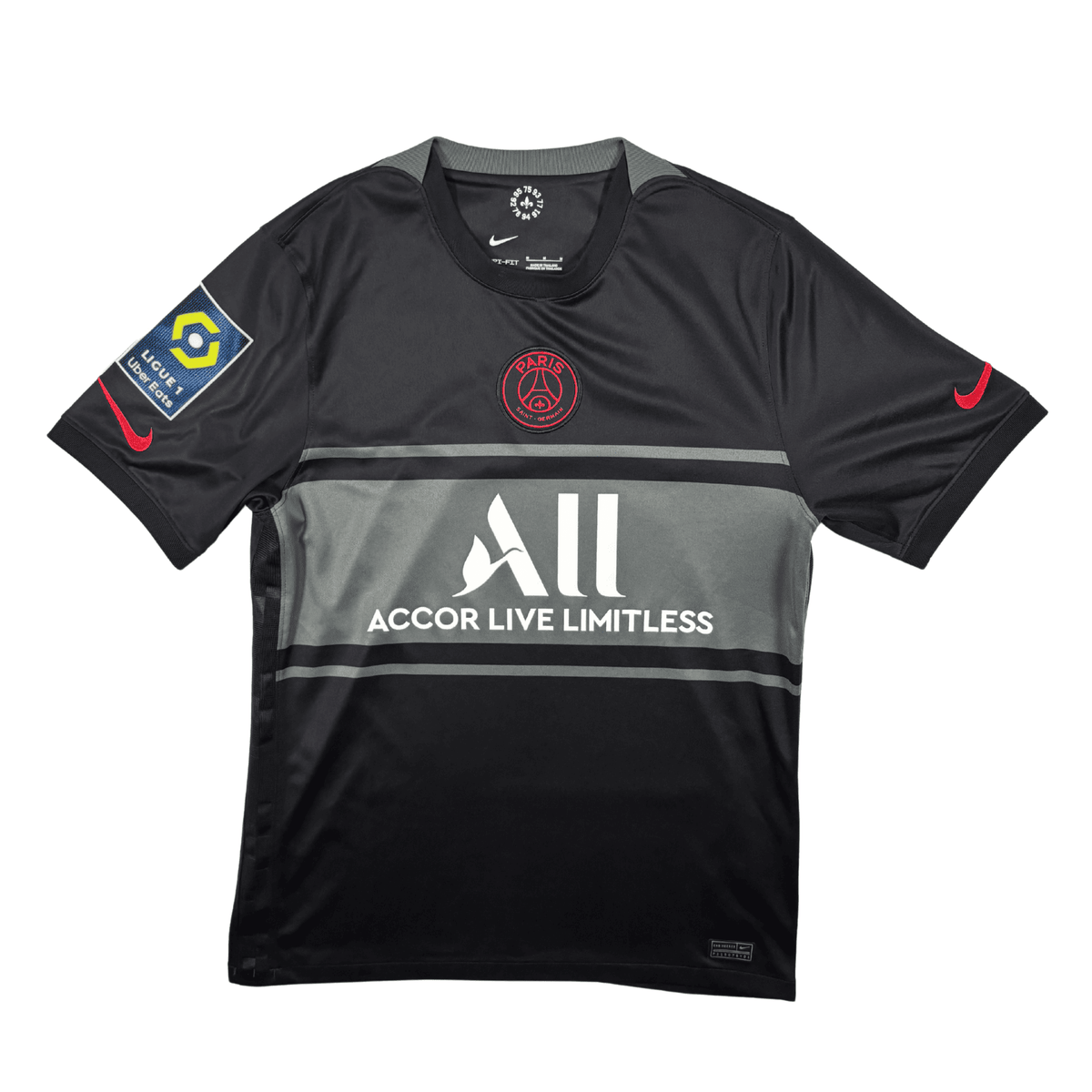 2021/22 - PSG Paris Saint Germain - Third - MBAPPE #7 (M)