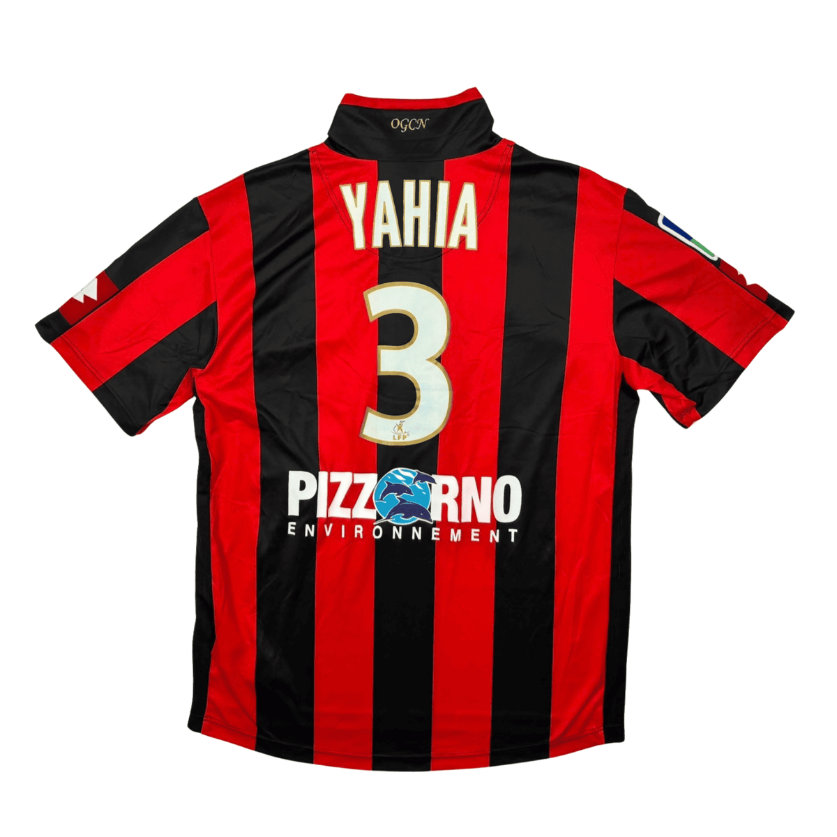 2007/08 - OGC Nice - Domicile - "Porté/Préparé" YAHIA #3 (XL)
