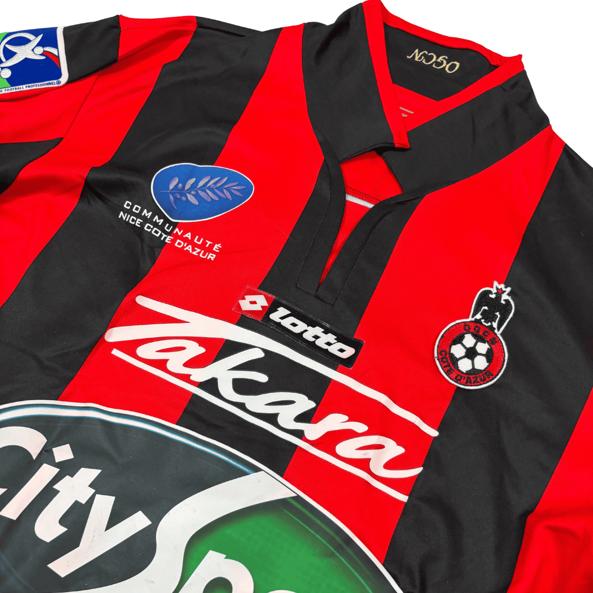 2007/08 - OGC Nice - Domicile - "Porté/Préparé" YAHIA #3 (XL)