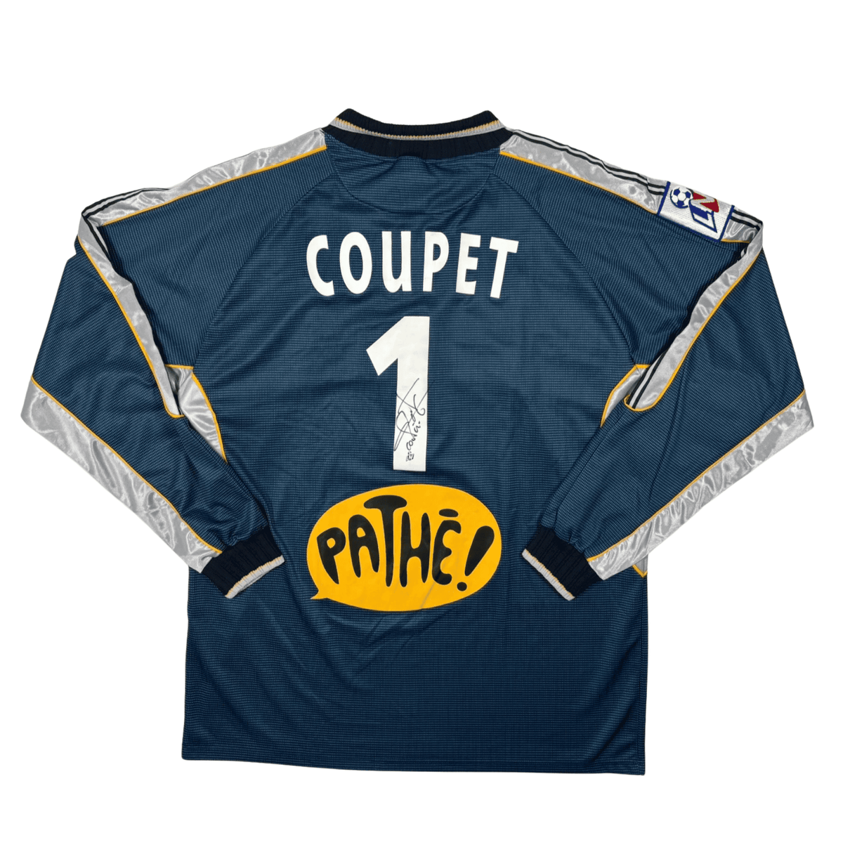 2000/01 - Olympique Lyonnais - GK - "Porté/Préparé/Signé" COUPET #1 (XL)